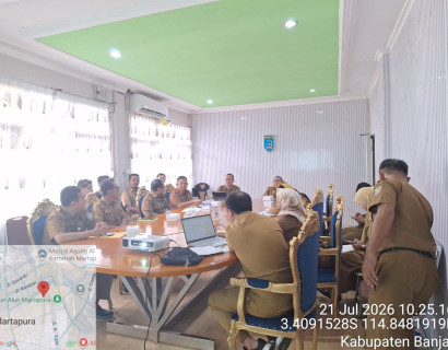 Rapat evaluasi realisasi kegiatan pengendalian inflasi daerah triwulan II Tahun 2026